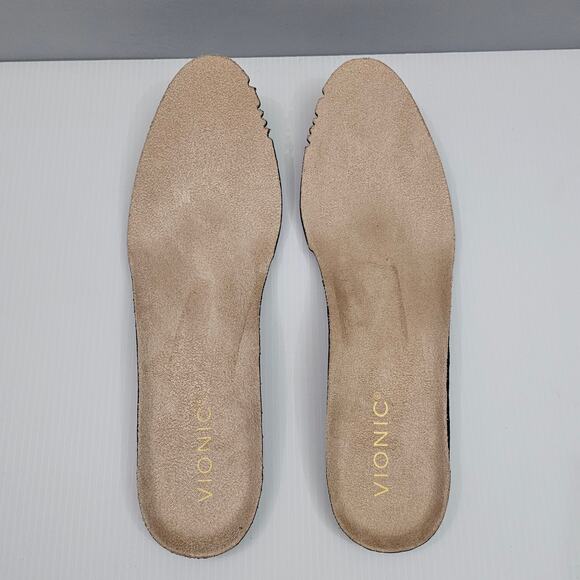 Vionic Willa Loafer Womens 9 Cream Patent Leather Wedge Slip On Arch Support - Picture 9 of 13